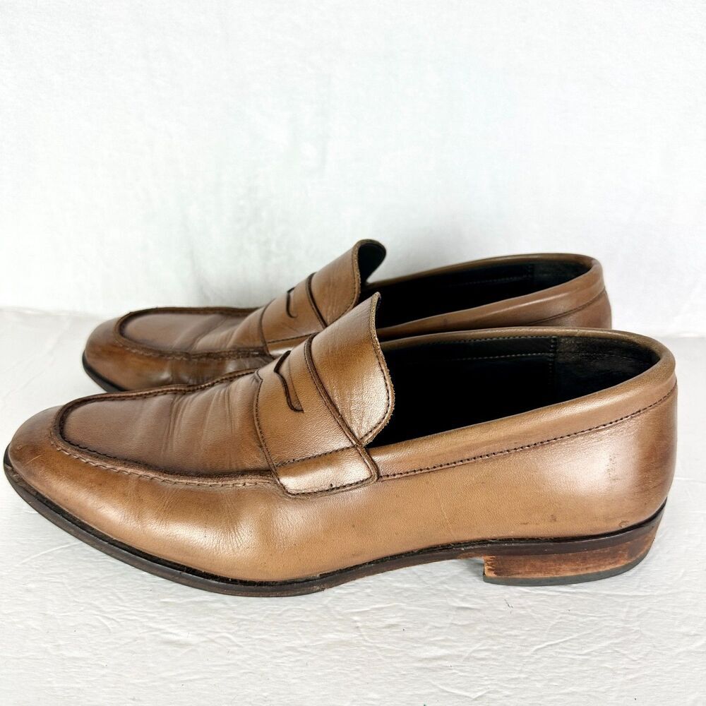 To Boot New York Men's Tesoro Penny Loafer Size 9 Brown Leather